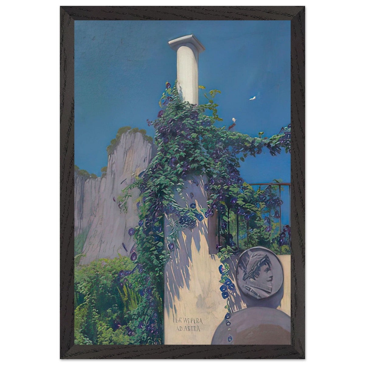 Through hardship to the stars by Edward Okuń, framed poster, view 2