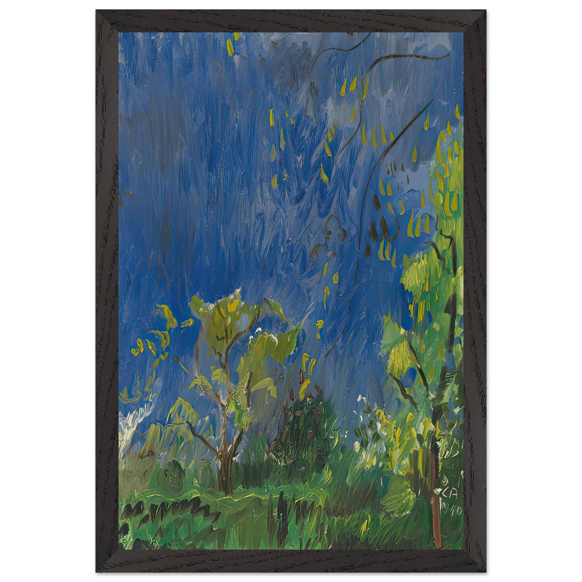 Thunderstormy Sky by Cuno Amiet, framed poster, view 2