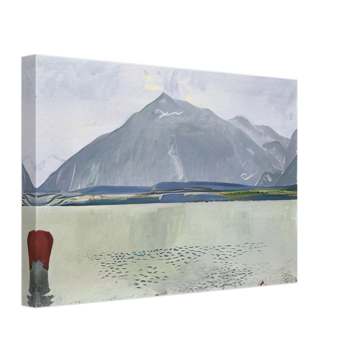 Thunersee mit Niesen by Cuno Amiet, canvas, view 2