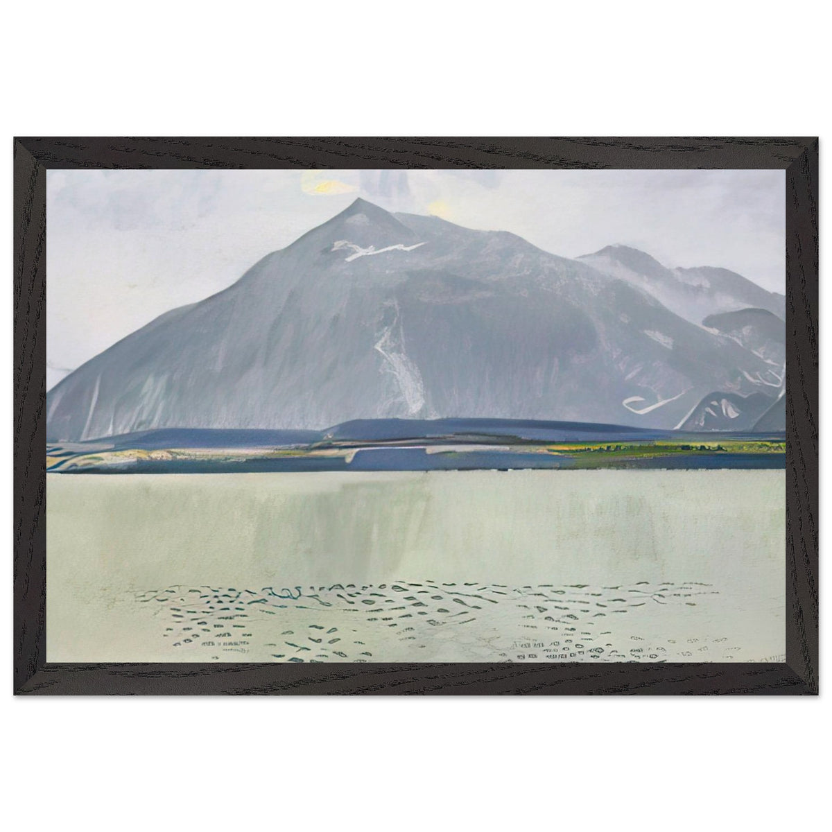 Thunersee mit Niesen by Cuno Amiet, framed poster, view 2