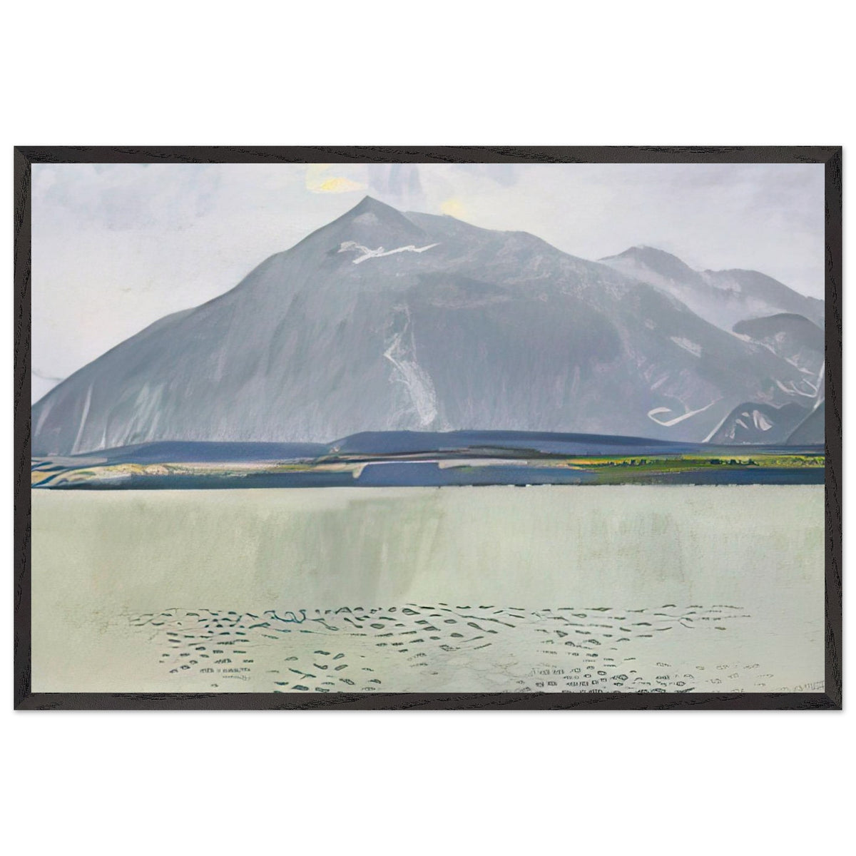 Thunersee mit Niesen by Cuno Amiet, framed poster
