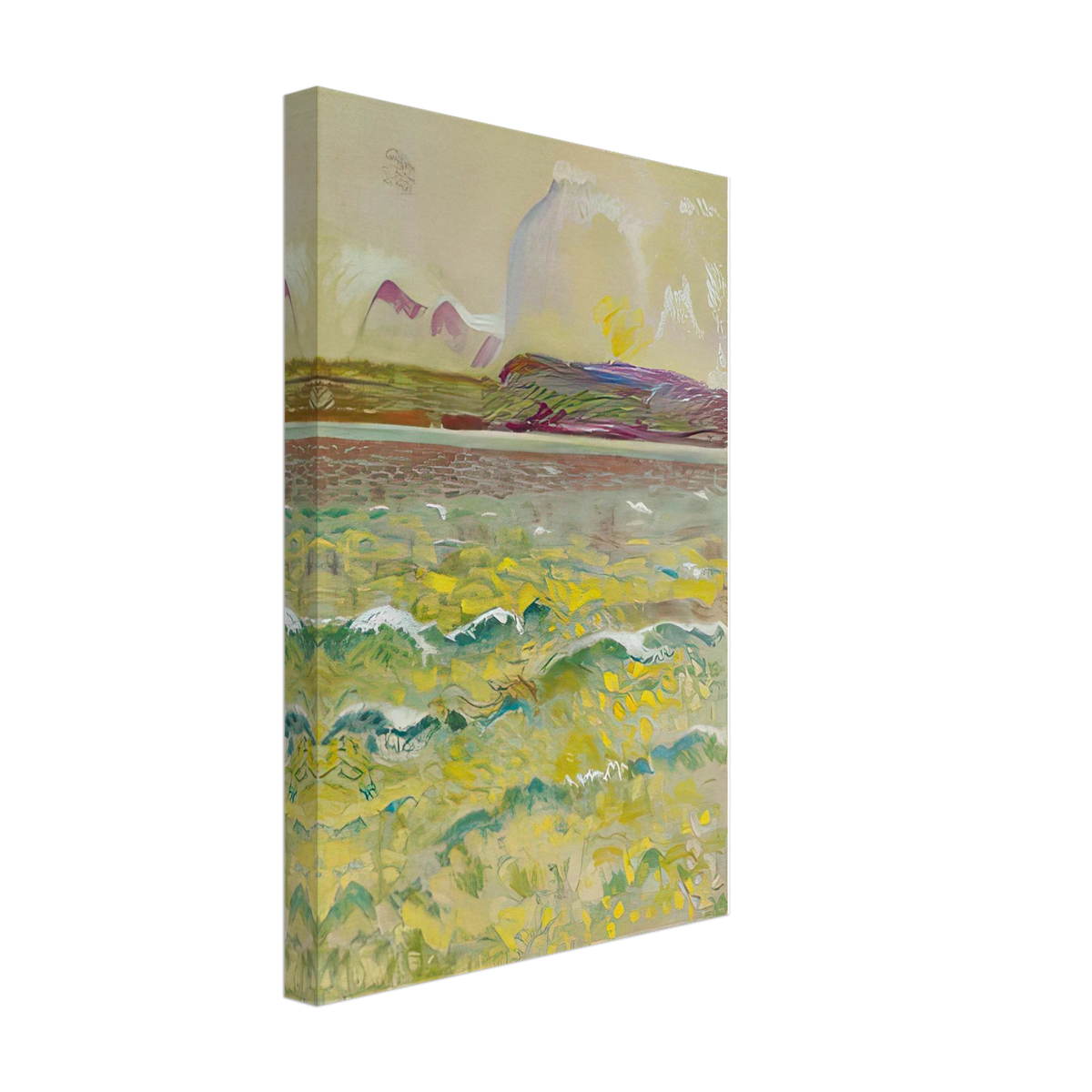 Thunersee mit Wellen by Cuno Amiet, canvas, view 2
