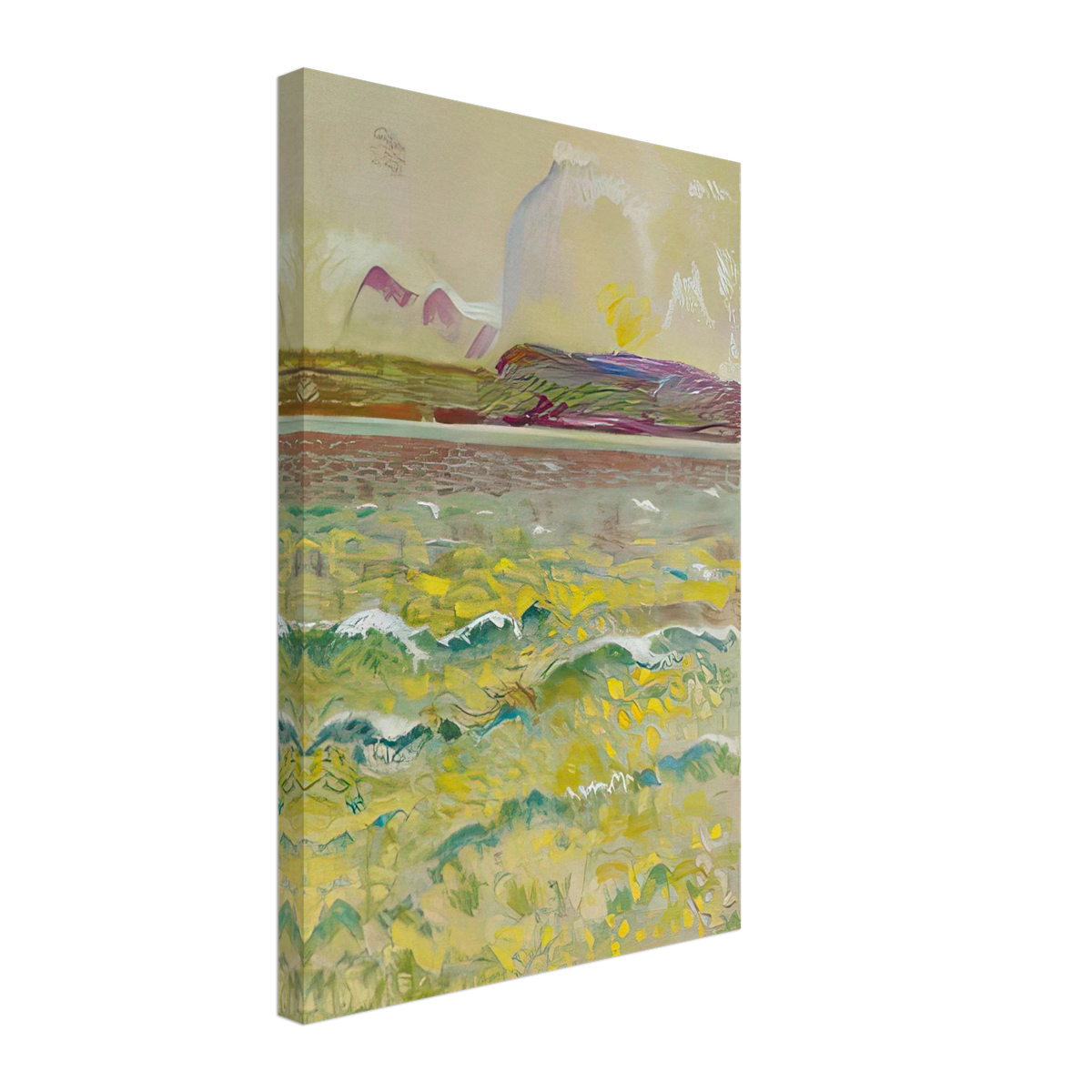 Thunersee mit Wellen by Cuno Amiet, canvas