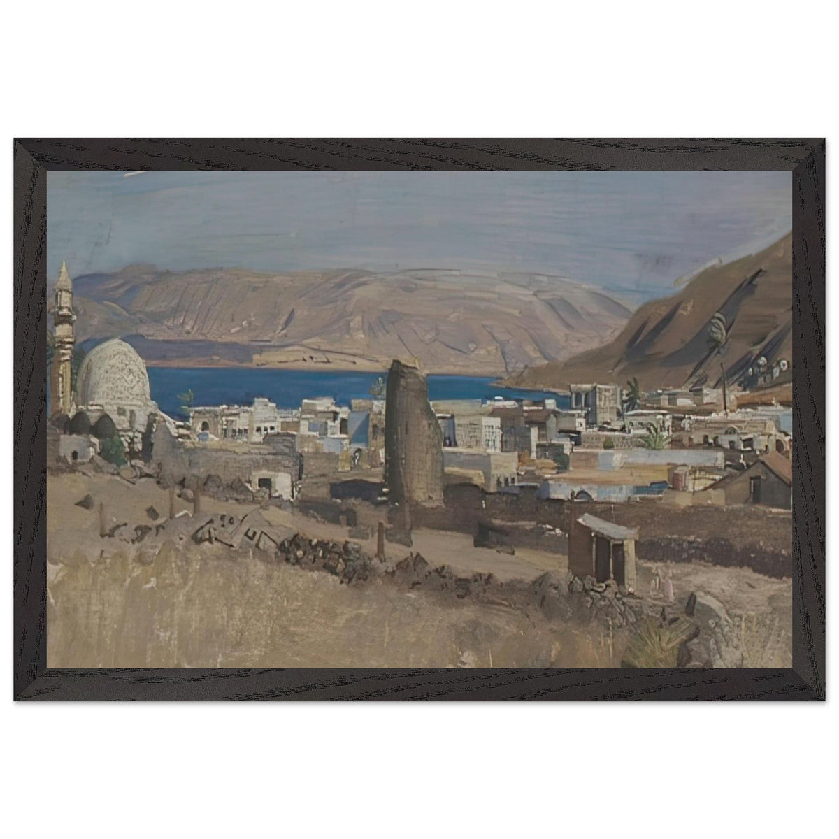 Tiberias by George Washington Lambert, framed poster, view 2