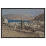Tiberias by George Washington Lambert, framed poster