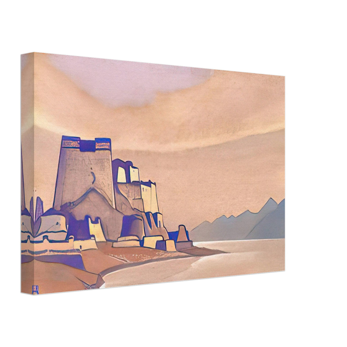 Tibet. Dzong by Nicholas Roerich, canvas, view 2