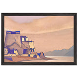 Tibet. Dzong by Nicholas Roerich, framed poster, view 2