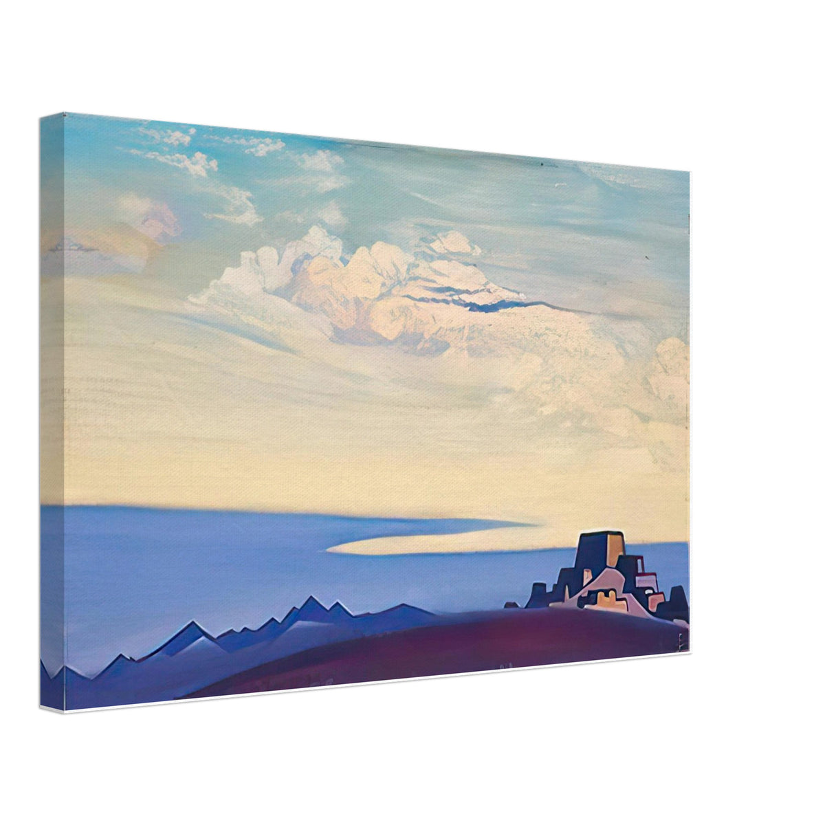 Tibet. Evening by Nicholas Roerich, canvas