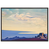 Tibet. Evening by Nicholas Roerich, framed poster, view 3
