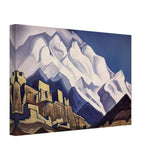 Tibet. Monastery in the Mountains (Rakaposhi) by Nicholas Roerich, canvas, view 2