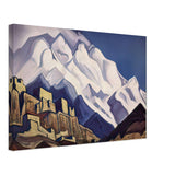 Tibet. Monastery in the Mountains (Rakaposhi) by Nicholas Roerich, canvas
