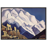 Tibet. Monastery in the Mountains (Rakaposhi) by Nicholas Roerich, framed poster, view 3