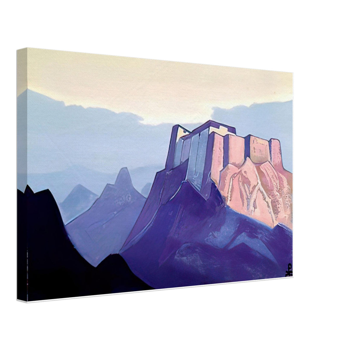 Tibet by Nicholas Roerich, canvas