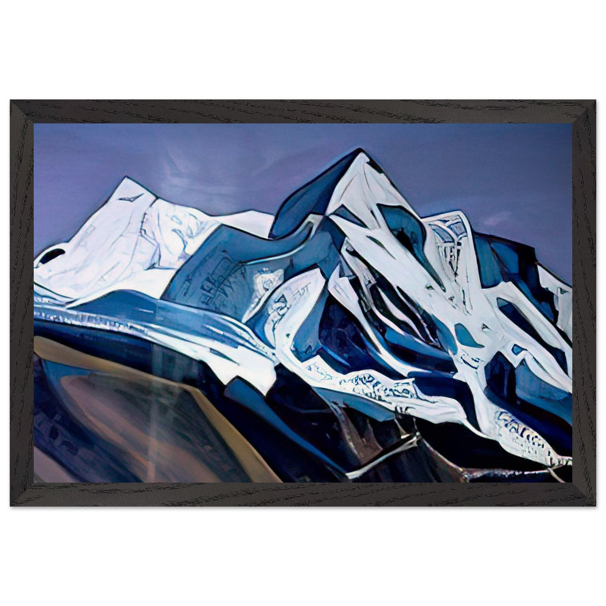 Tibet by Nicholas Roerich, framed poster, view 2