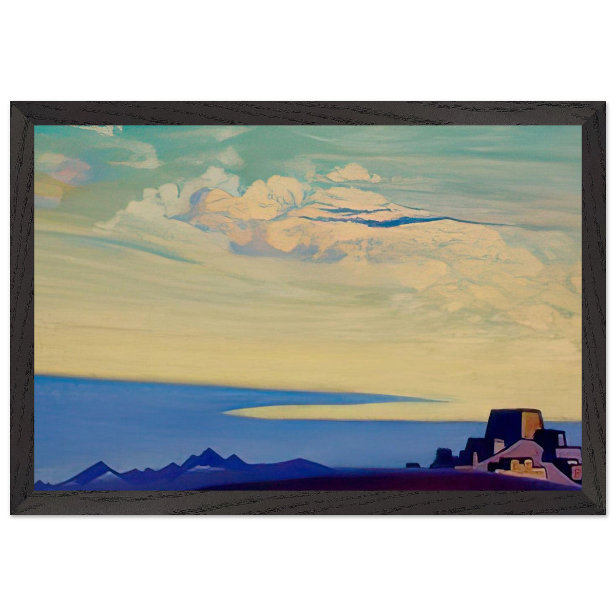 Tibet by Nicholas Roerich, framed poster, view 2