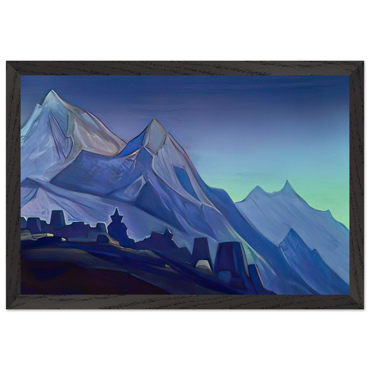 Tibet by Nicholas Roerich, framed poster, view 2