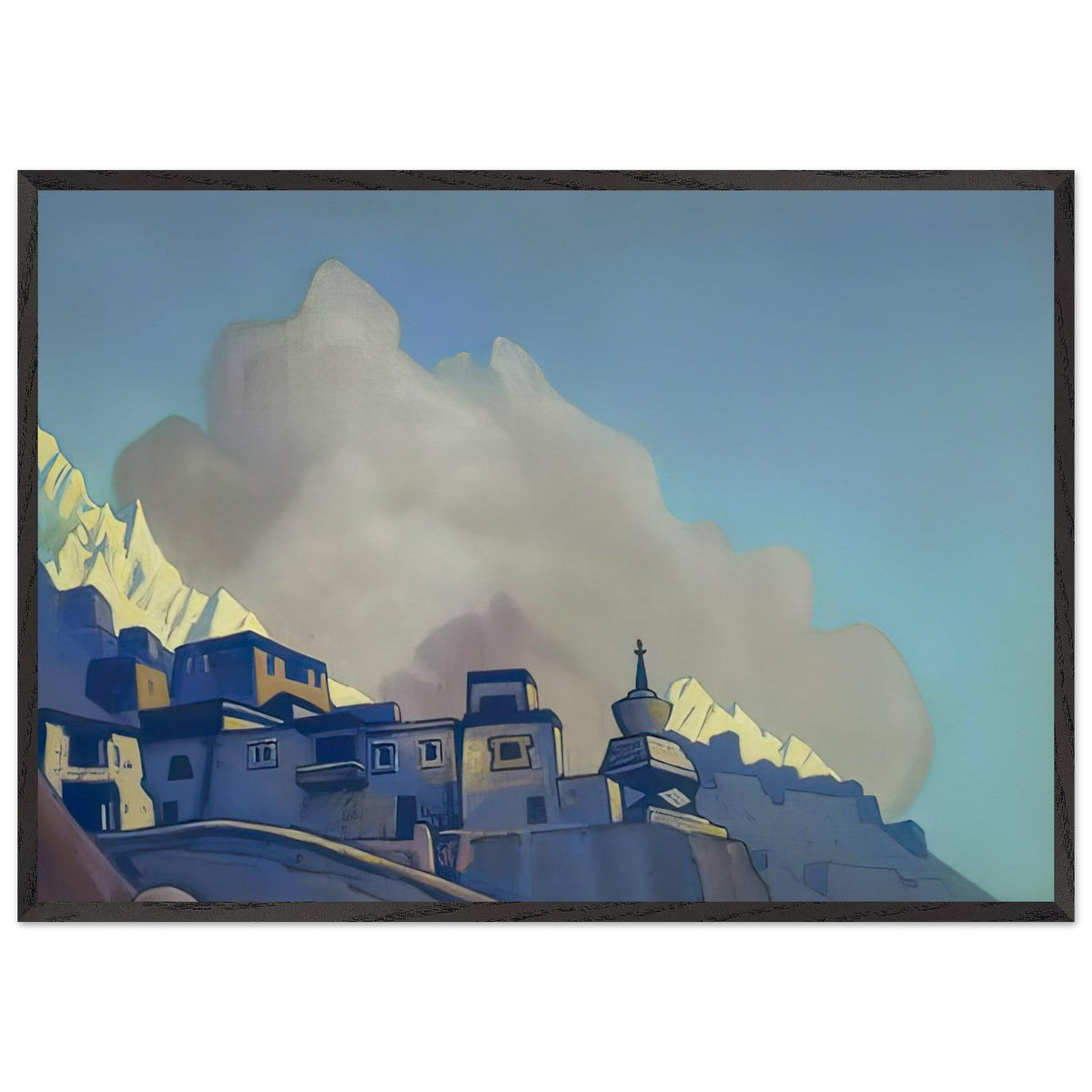 Tibet by Nicholas Roerich, framed poster, view 3
