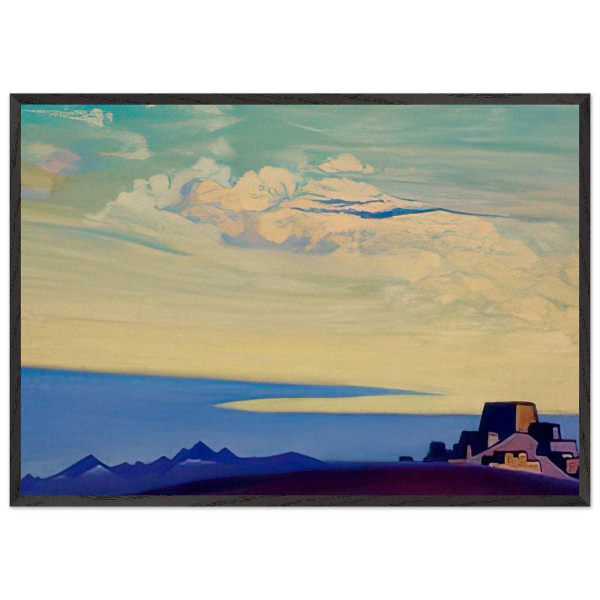 Tibet by Nicholas Roerich, framed poster, view 3