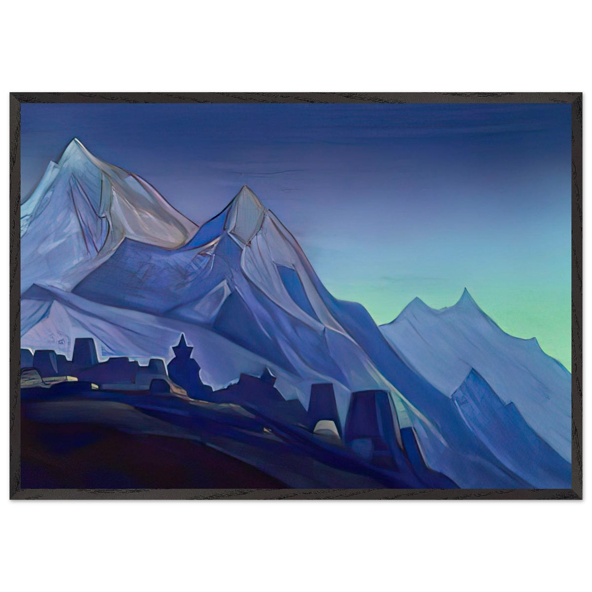 Tibet by Nicholas Roerich, framed poster, view 3