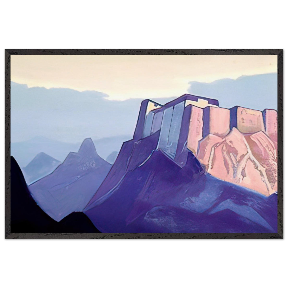 Tibet by Nicholas Roerich, framed poster