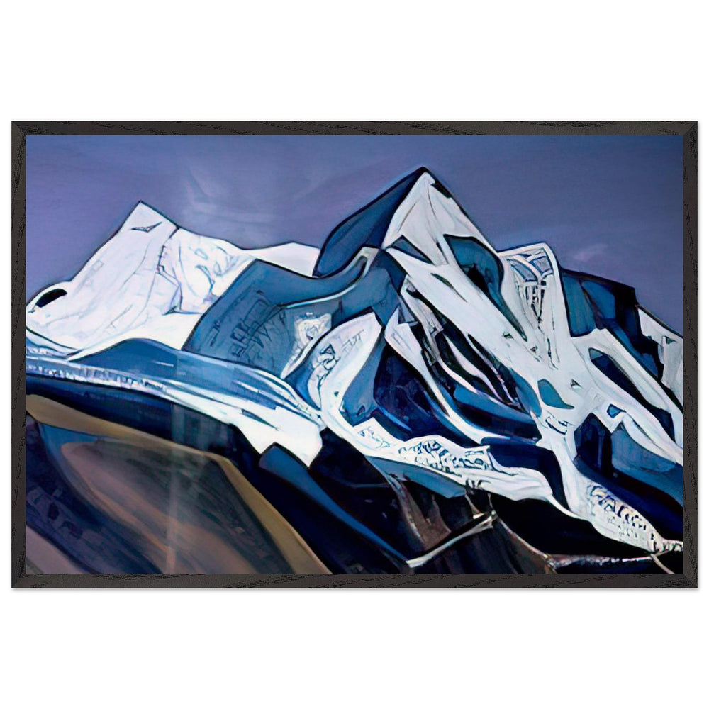 Tibet by Nicholas Roerich, framed poster