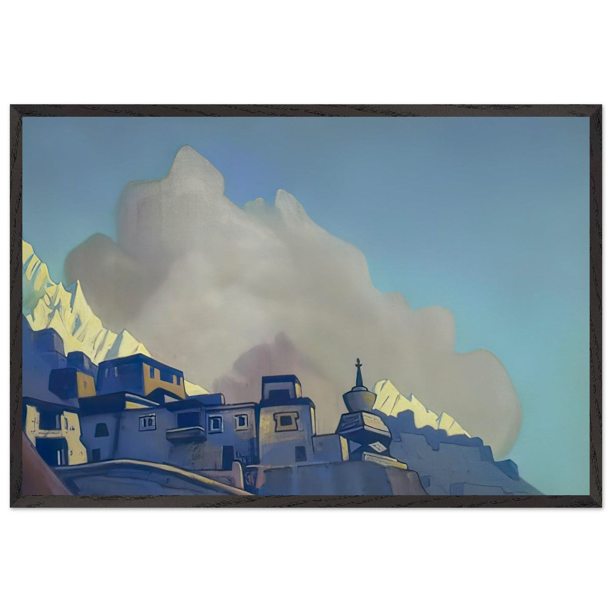 Tibet by Nicholas Roerich, framed poster