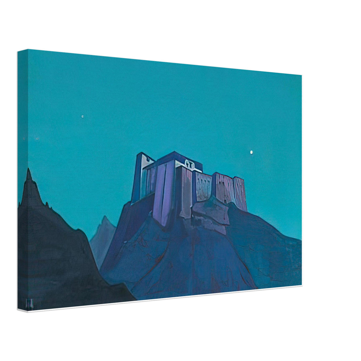 Tibet Stronghold by Nicholas Roerich, canvas