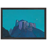 Tibet Stronghold by Nicholas Roerich, framed poster, view 2