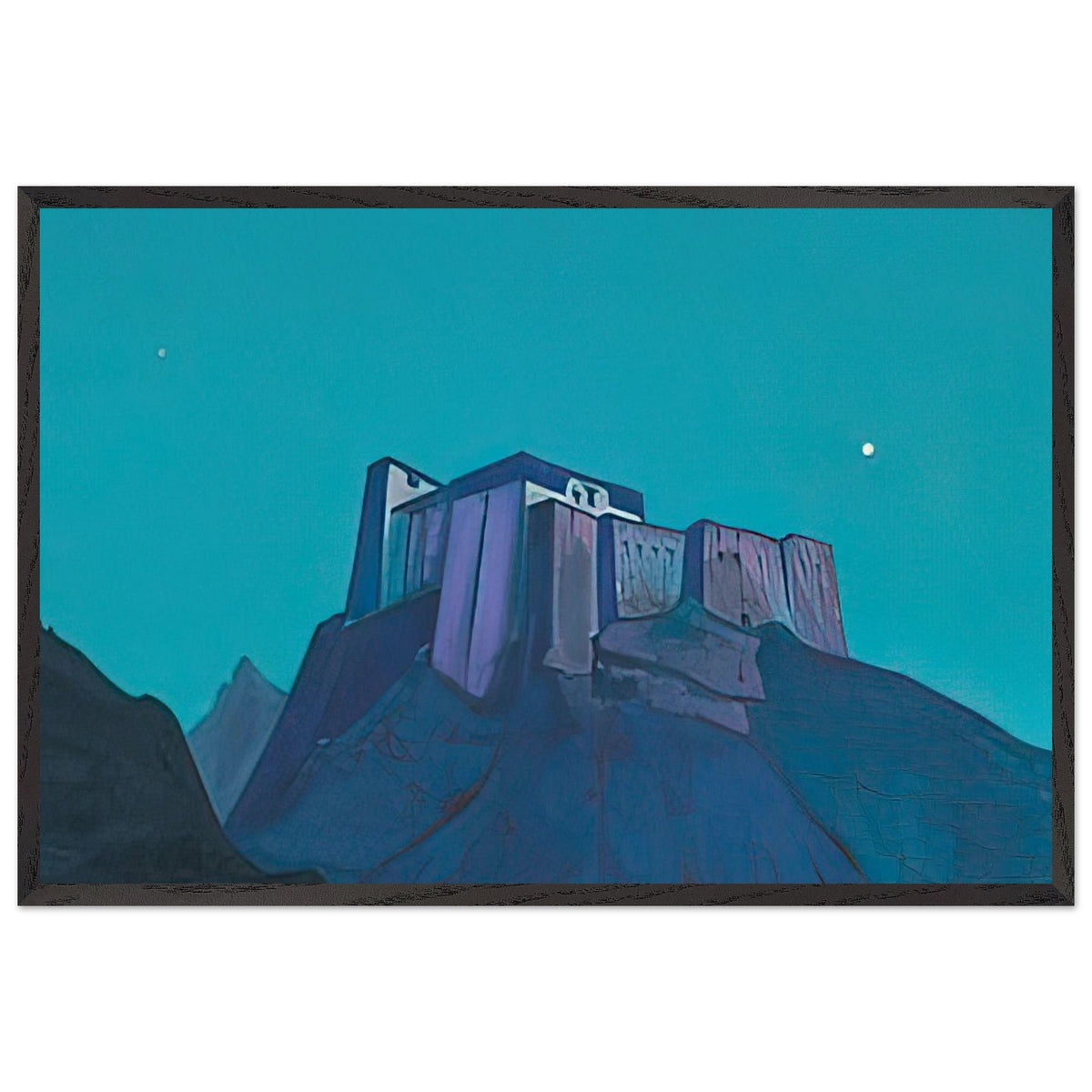 Tibet Stronghold by Nicholas Roerich, framed poster
