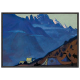 Tibetian Camp. Keilang by Nicholas Roerich, framed poster, view 3