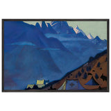 Tibetian Camp. Keilang by Nicholas Roerich, framed poster