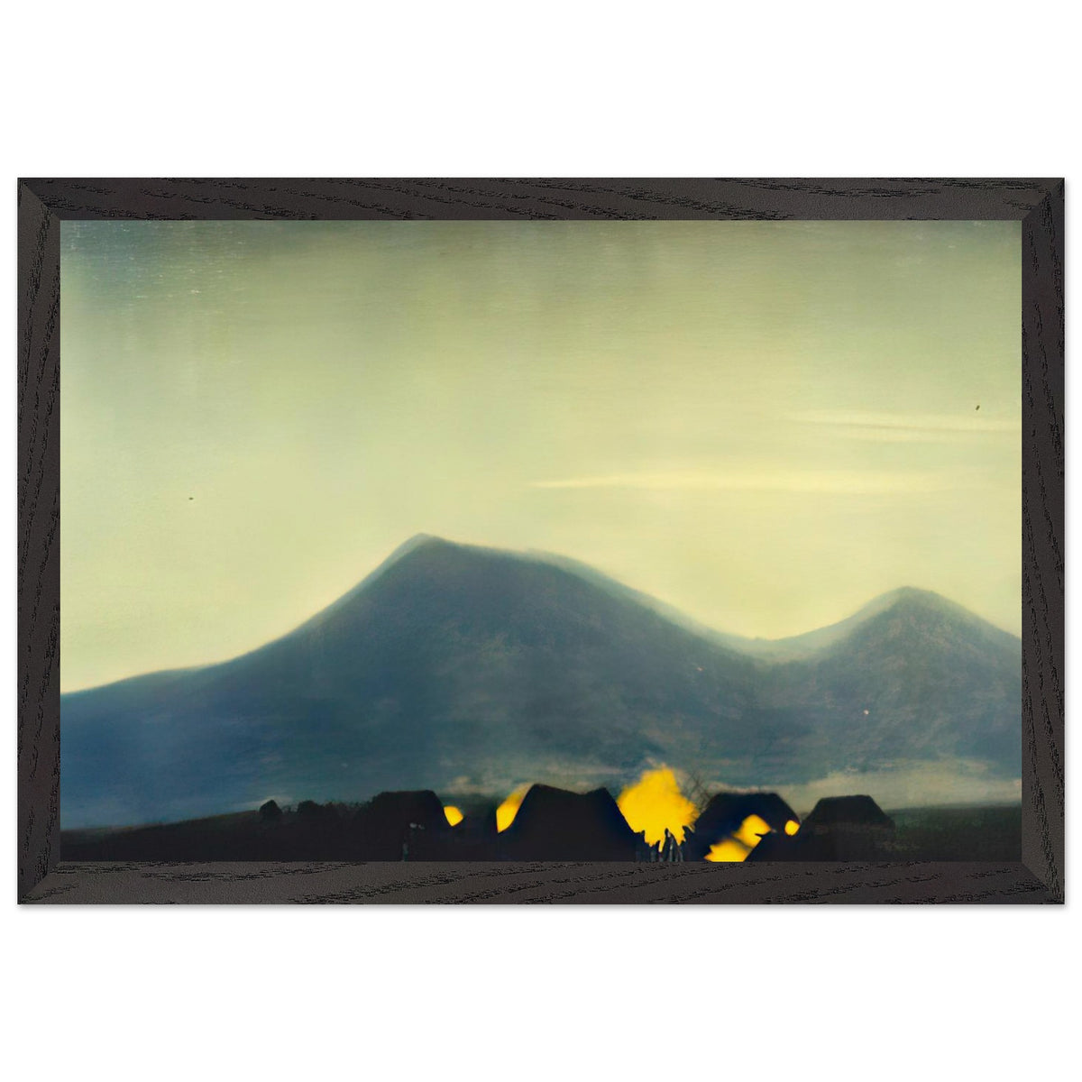 Tibetian Camp by Nicholas Roerich, framed poster, view 2