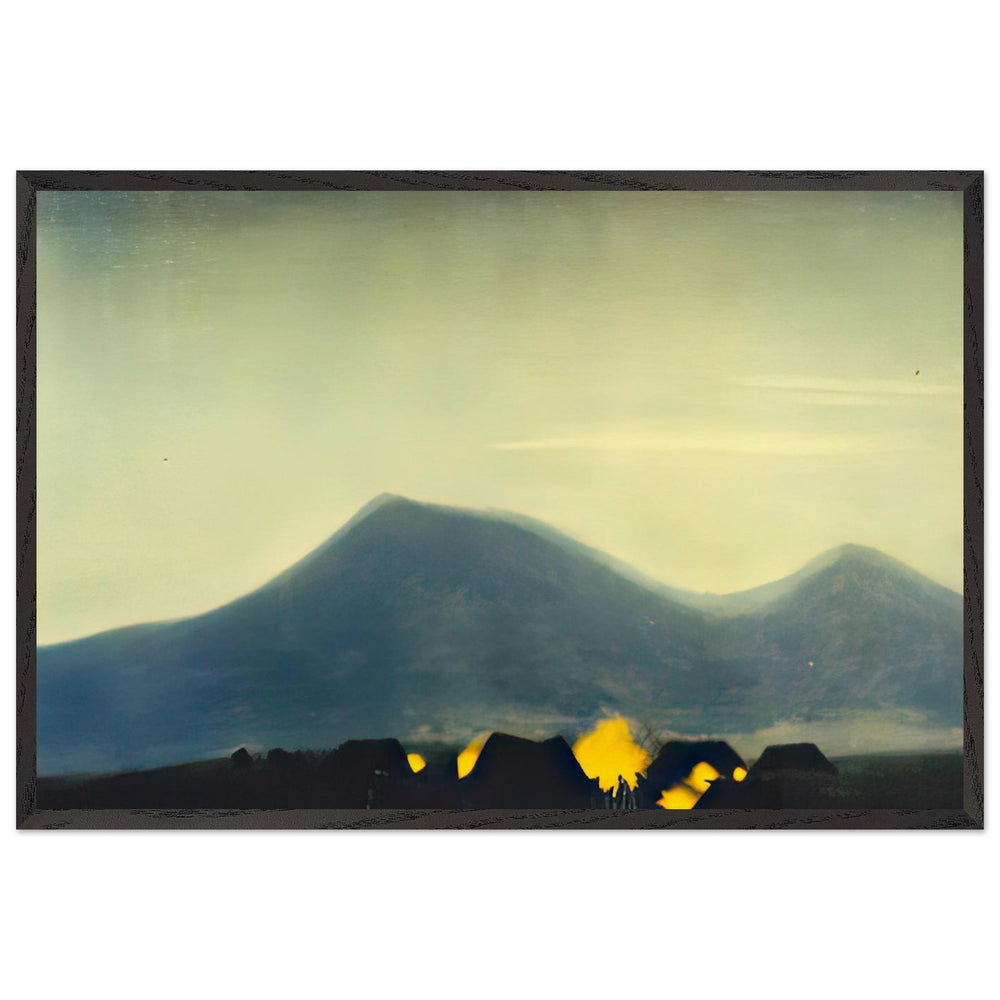 Tibetian Camp by Nicholas Roerich, framed poster