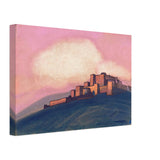 Tibetian Fortress by Nicholas Roerich, canvas, view 2