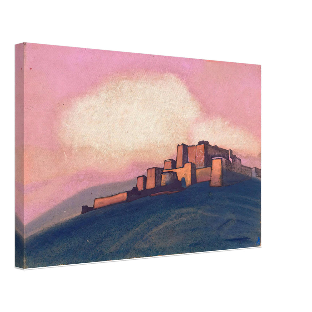 Tibetian Fortress by Nicholas Roerich, canvas