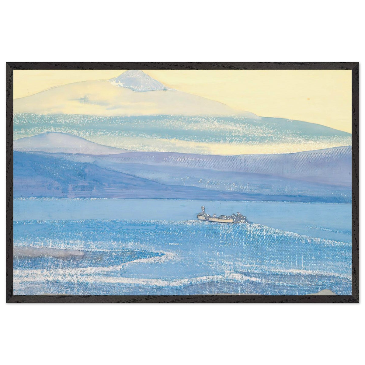Tibetian Way by Nicholas Roerich, framed poster