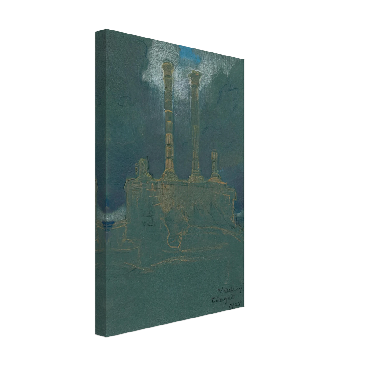Timgad (Temple) by Violet Oakley, canvas, view 2