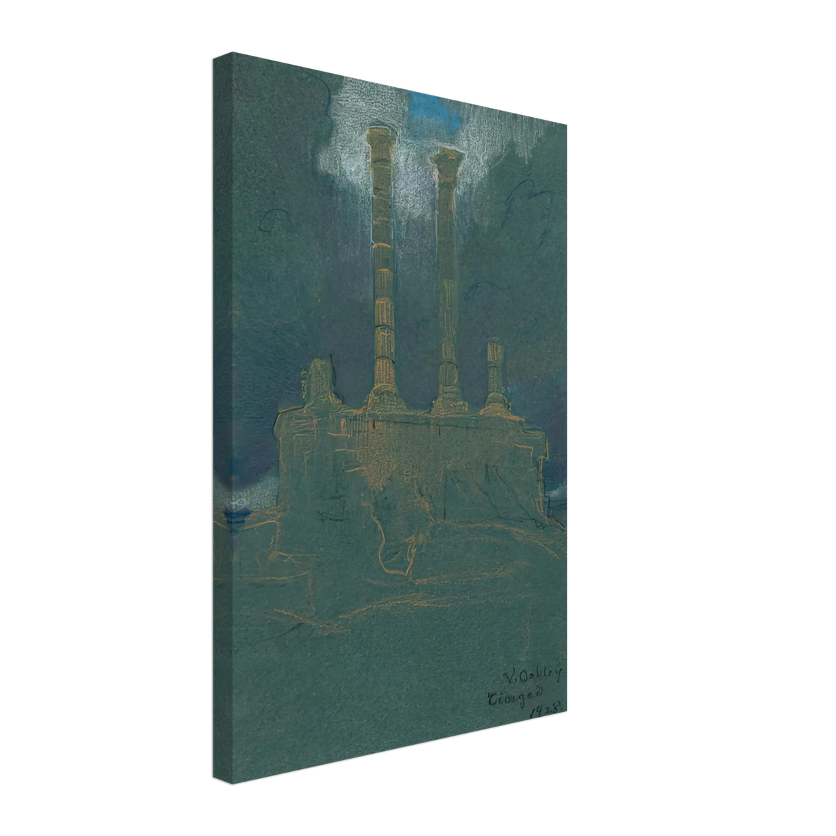 Timgad (Temple) by Violet Oakley, canvas