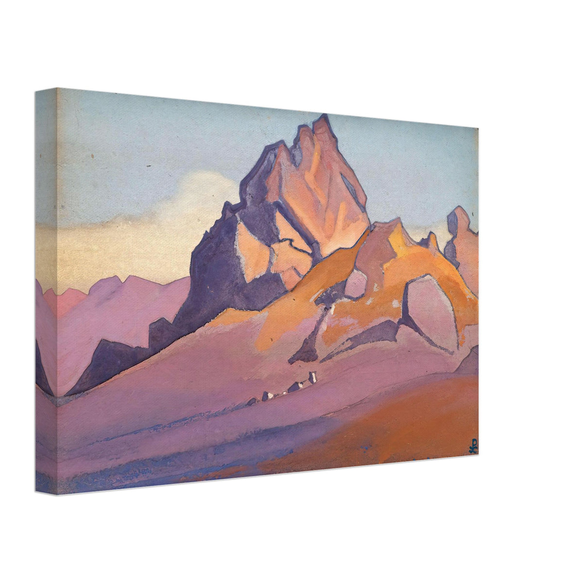 Timur Khada by Nicholas Roerich, canvas, view 2