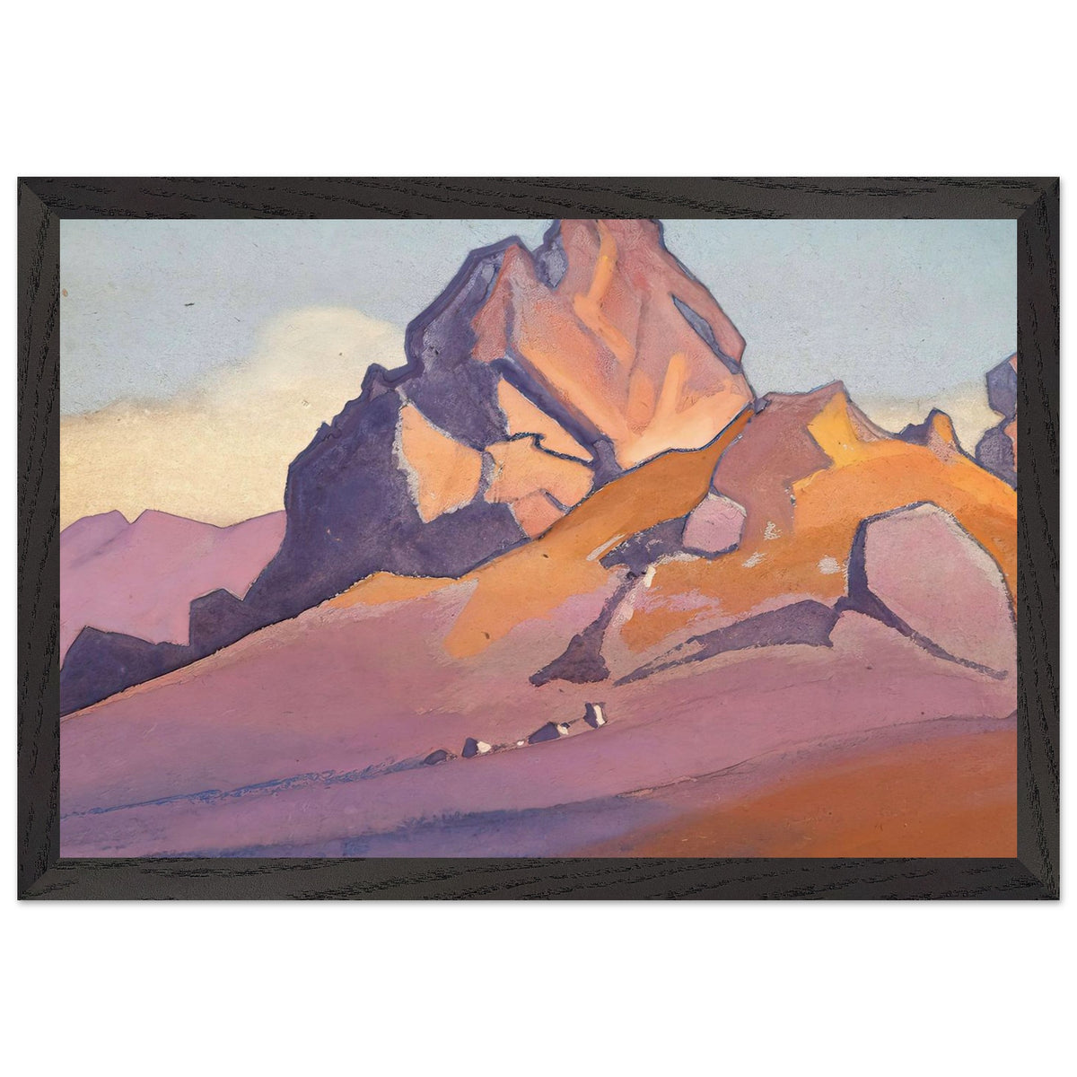 Timur Khada by Nicholas Roerich, framed poster, view 2
