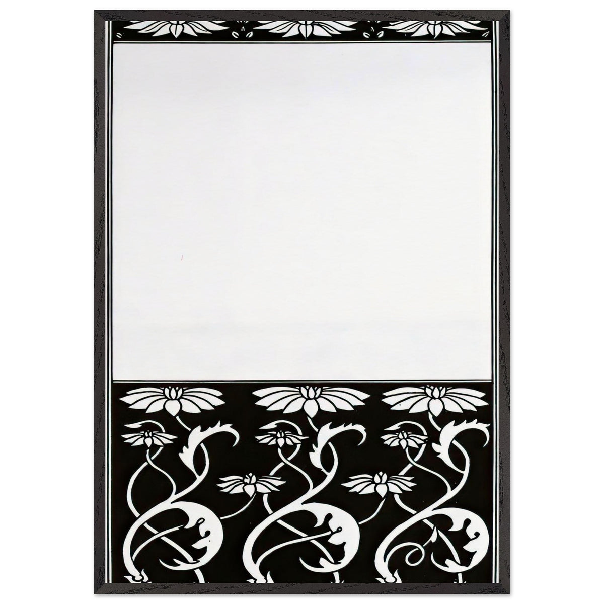 Title page of Discords by Aubrey Beardsley, framed poster, view 3