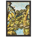 Tópart by Scheiber Hugó, framed poster, view 2