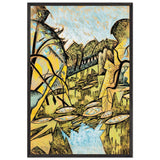 Tópart by Scheiber Hugó, framed poster