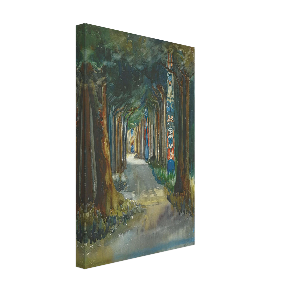 Totem Walk at Sitka by Emily Carr, canvas, view 2