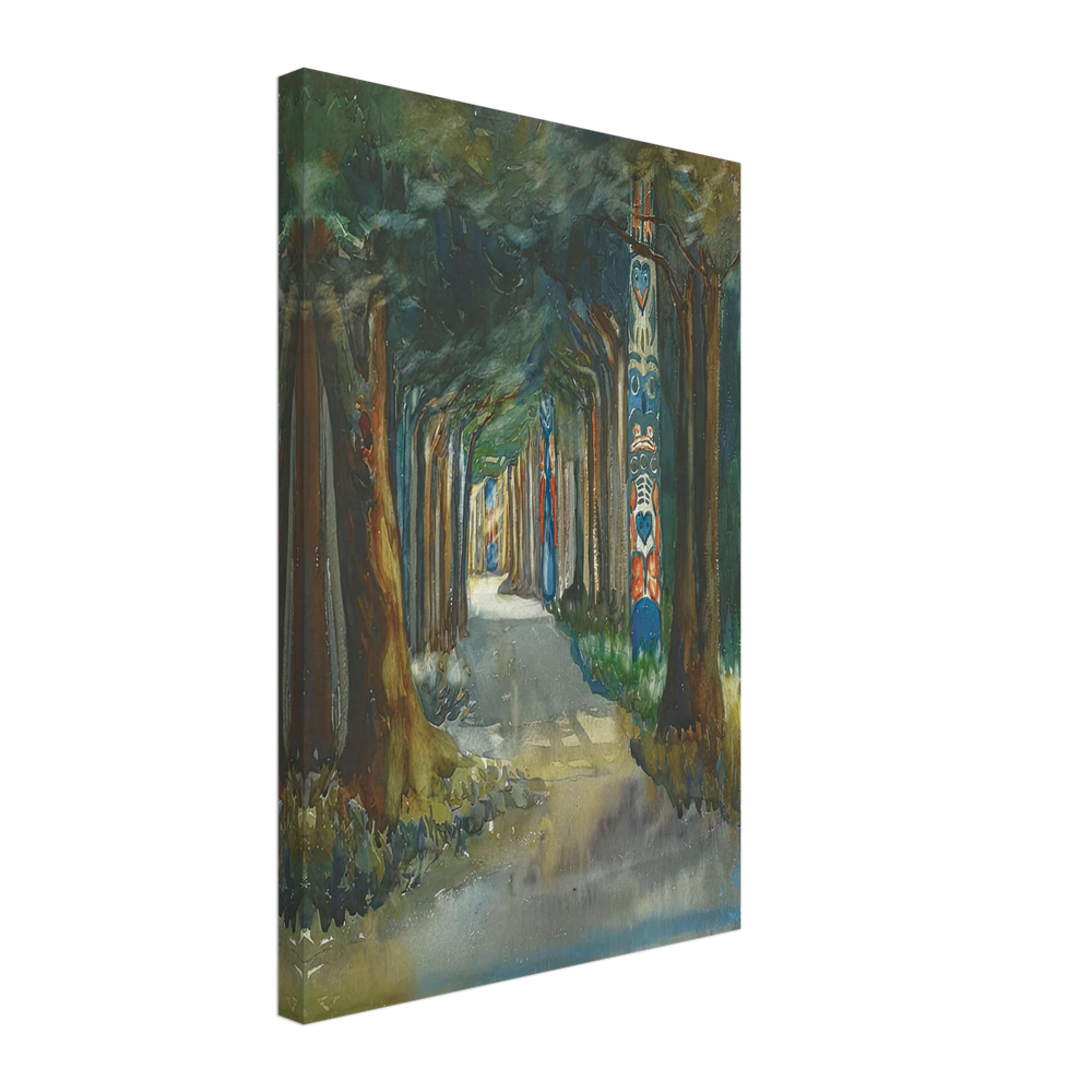 Totem Walk at Sitka by Emily Carr, canvas