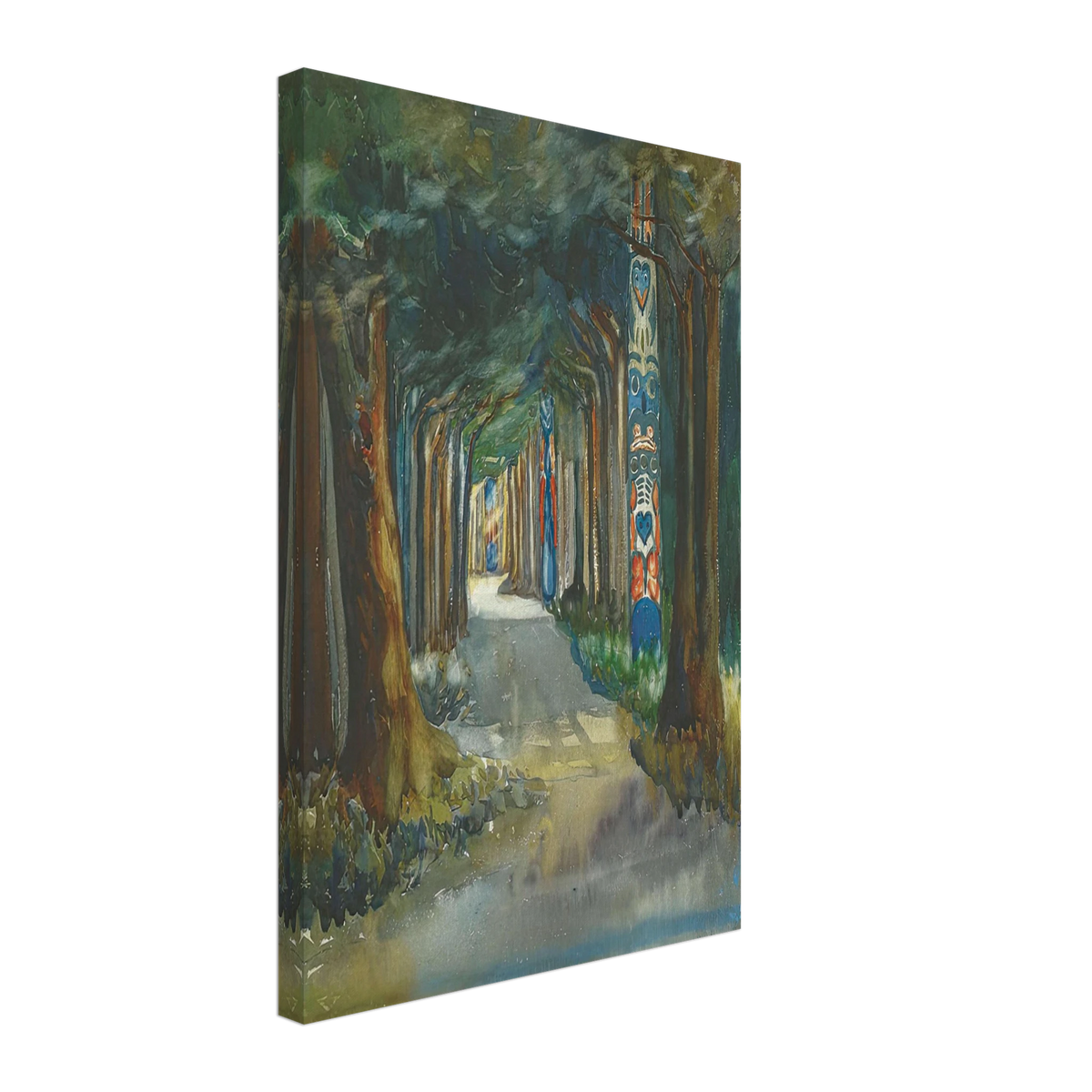 Totem Walk at Sitka by Emily Carr, canvas