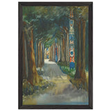 Totem Walk at Sitka by Emily Carr, framed poster, view 2