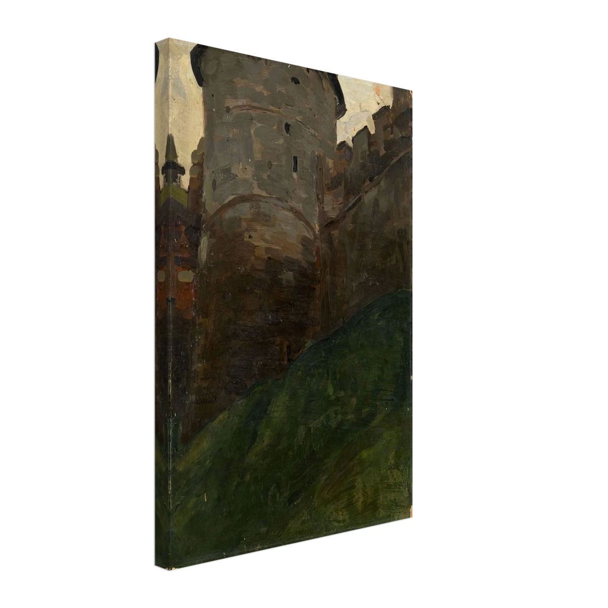 Tower of Novgorod Kremlin by Nicholas Roerich, canvas