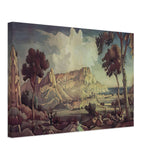 Town in the Valley by Konstantin Bogaevsky, canvas
