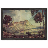 Town in the Valley by Konstantin Bogaevsky, framed poster, view 2